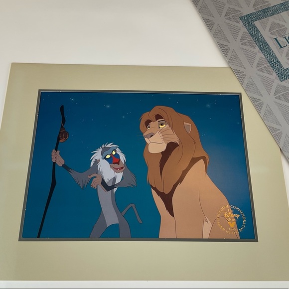Disney 1995 The Lion King Exclusive Commemorative Lithograph - Picture 5 of 5